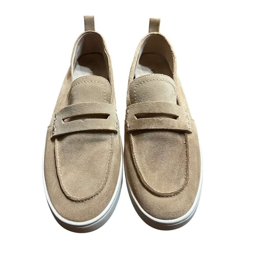 Vionic Journey Uptown Loafer Suede‎ Flats Travel Sneakers Tan Women's Size 10